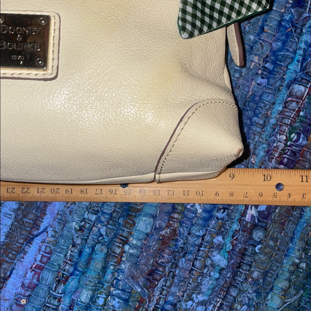 Dooney & Bourke Yellow Shoulder Bag with Green Bow - Picture 14 of 16